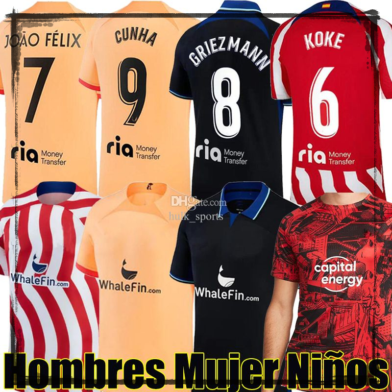 Soccer Jerseys JOAO FELIX 2022 2023 M. LLORENTE SUAREZ Correa camiseta football shirts men kids kit GRIEZMANN R. DE PAUL Cunha CARRASCO pre-match Atletico MadridS, Majing c911#2223 polo
Soccer Jerseys JOAO FELIX 2022 2023 M. LLORENTE SUAREZ Correa camiseta football shirts men kids kit GRIEZMANN R. DE PAUL Cunha CARRASCO pre-match Atletico MadridS, Majing c911#2223 polo