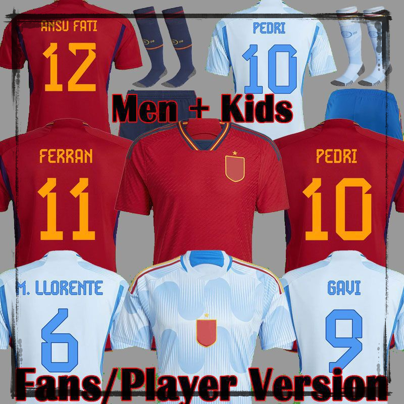 2022 spain soccer jersey PEDRI FERRAN TORRES MORATA GAVI football shirt ANSU FATI KOKE AZPILICUETA men and kids kits top quality, 2022 home kids
2022 spain soccer jersey PEDRI FERRAN TORRES MORATA GAVI football shirt ANSU FATI KOKE AZPILICUETA men and kids kits top quality, 2022 home kids
