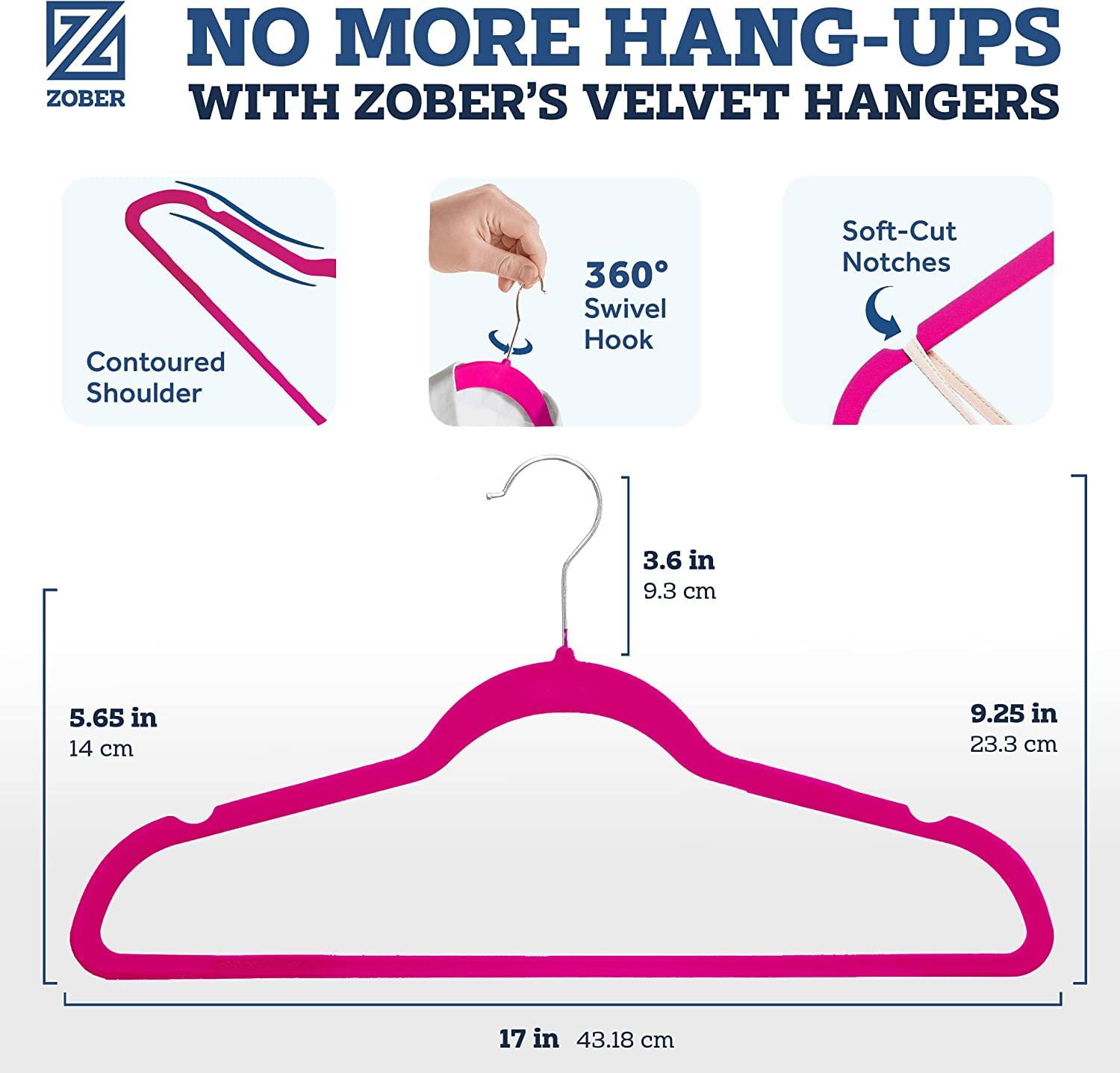 Premium Velvet Hangers Non Slip Durable 50 Pack Clothing Racks30797911427715