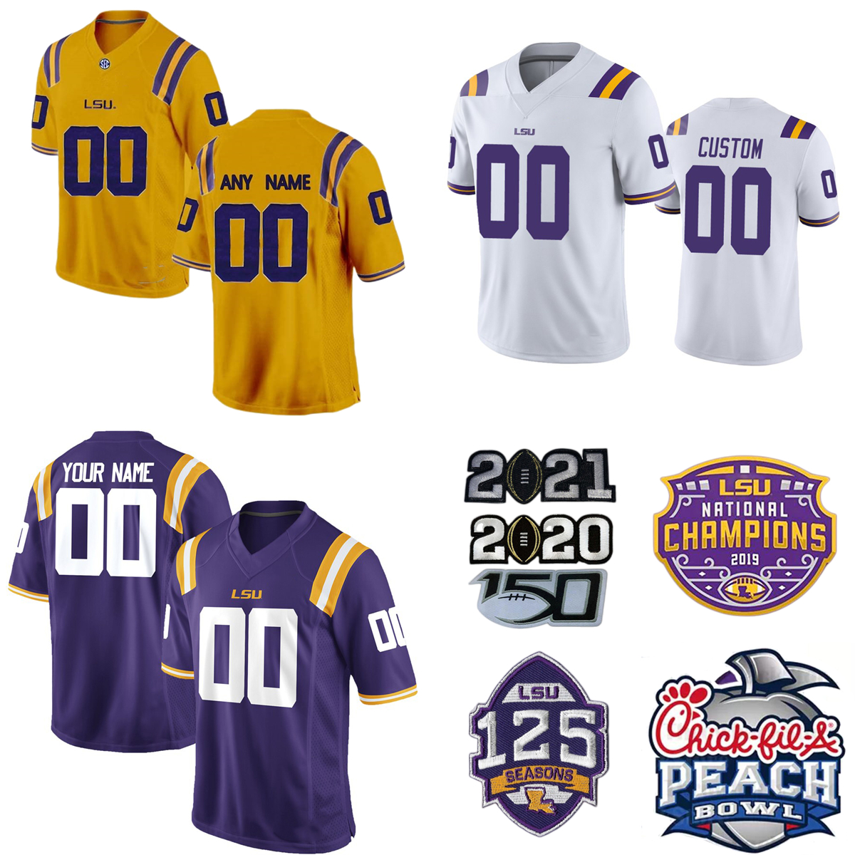 NCAA LSU Tigers College Football Jerseys 80 Jarvis Landry 25 Tae Provens 28 Mannie Netherly 83 Travin Dural 40 Devin White 42 Aaron Moffitt 3 Beckham Jr. Custom Jersey, Custom name number
NCAA LSU Tigers College Football Jerseys 80 Jarvis Landry 25 Tae Provens 28 Mannie Netherly 83 Travin Dural 40 Devin White 42 Aaron Moffitt 3 Beckham Jr. Custom Jersey, Custom name number