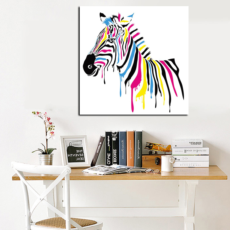Canvas Painting Zebra Animal Art Poster HD Prints Colorful and Black Watercolour Wall Painting Picture for Living Room Cuadros
Canvas Painting Zebra Animal Art Poster HD Prints Colorful and Black Watercolour Wall Painting Picture for Living Room Cuadros