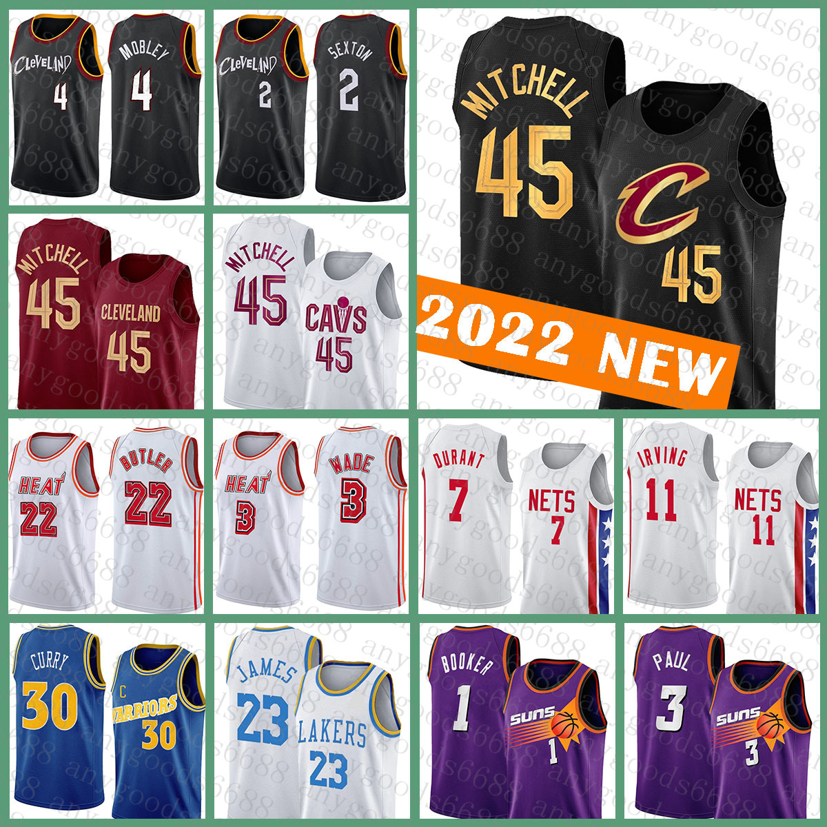 New Basketball Jersey 45 2 4 Cleveland''Cavaliers''Men Donovan Mitchell Collin Sexton Evan Mobley Gradient, Jersey(qishi
New Basketball Jersey 45 2 4 Cleveland''Cavaliers''Men Donovan Mitchell Collin Sexton Evan Mobley Gradient, Jersey(qishi