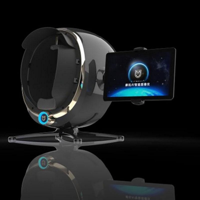 Updated Digital Magic Mirror Skin Analyzer with iPad - Advanced Facial Detection, Skin Test & Analysis Machine for Beauty Salon Professional Use