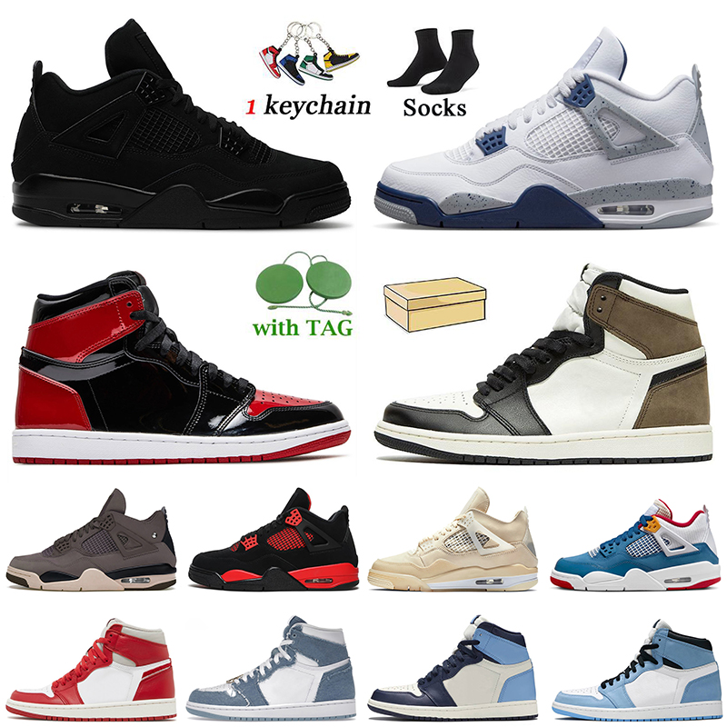 With Box 2022 Jumpman 1 4 Basketball Shoes Fashion Women Mens 4s Messy Room Midnight Navy Black Cat Sail Sneakers 1s Patent Bred University Blue Denim Trainers Sports, A16 suede twist 36-47
With Box 2022 Jumpman 1 4 Basketball Shoes Fashion Women Mens 4s Messy Room Midnight Navy Black Cat Sail Sneakers 1s Patent Bred University Blue Denim Trainers Sports, A16 suede twist 36-47