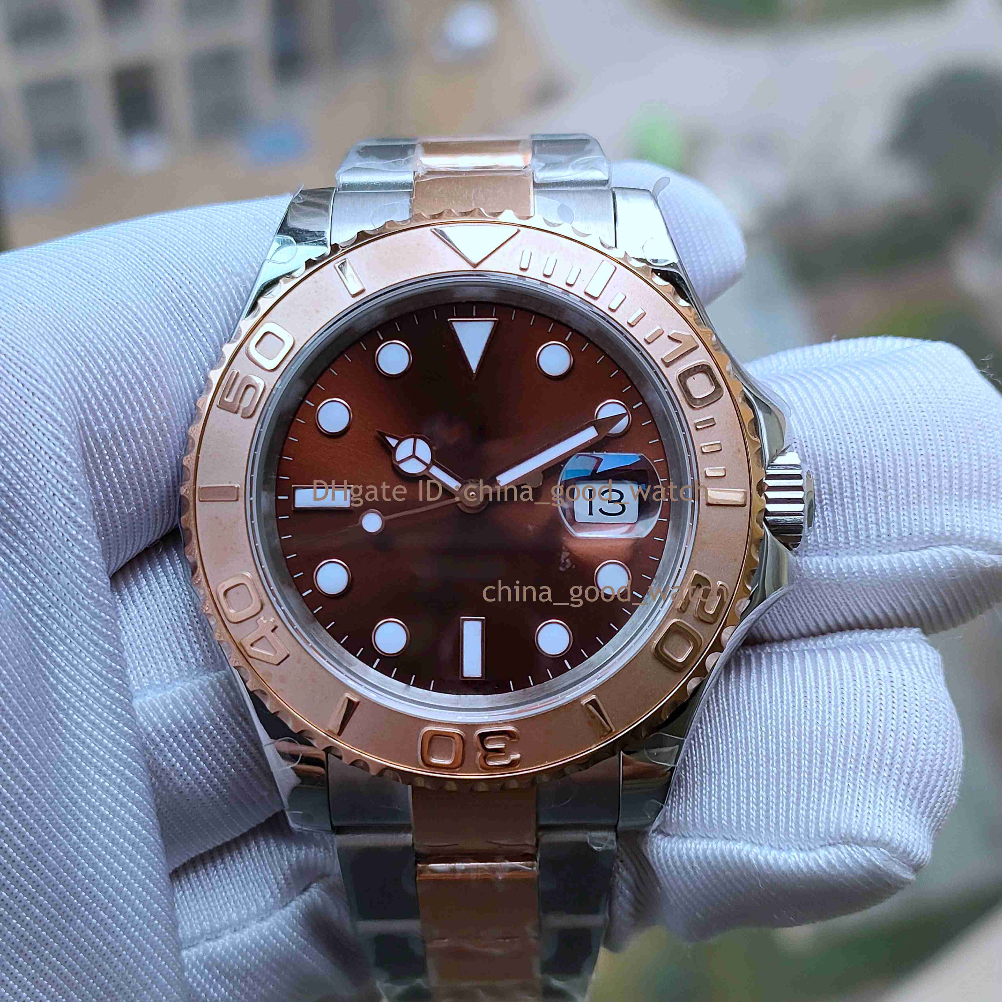Super Good BP Factory Rose Gold Watch Classic Automatic Movement 116622 Champagne Dial 904L Stainless Steel Case Strap 126621 Luminous Sapphire Mens Wristwatches