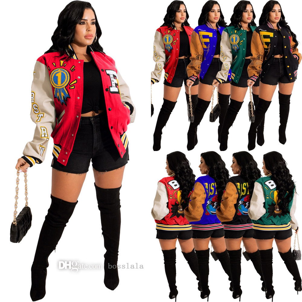 Womens Warm Jacket 2022 Fall Winter Printed Color Blocking Button Buckle Baseball Clip Coat, Jr3666-1 black
Womens Warm Jacket 2022 Fall Winter Printed Color Blocking Button Buckle Baseball Clip Coat, Jr3666-1 black