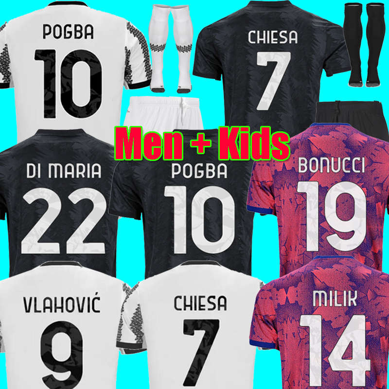 22 23 VLAHOVIC CHIESA MILIK soccer jerseys juventus 2022 2023 POGBA men kids kit set BONUCCI football shirts kit MCKENNIE DI MARIA uniform socks, Men home player patch
22 23 VLAHOVIC CHIESA MILIK soccer jerseys juventus 2022 2023 POGBA men kids kit set BONUCCI football shirts kit MCKENNIE DI MARIA uniform socks, Men home player patch