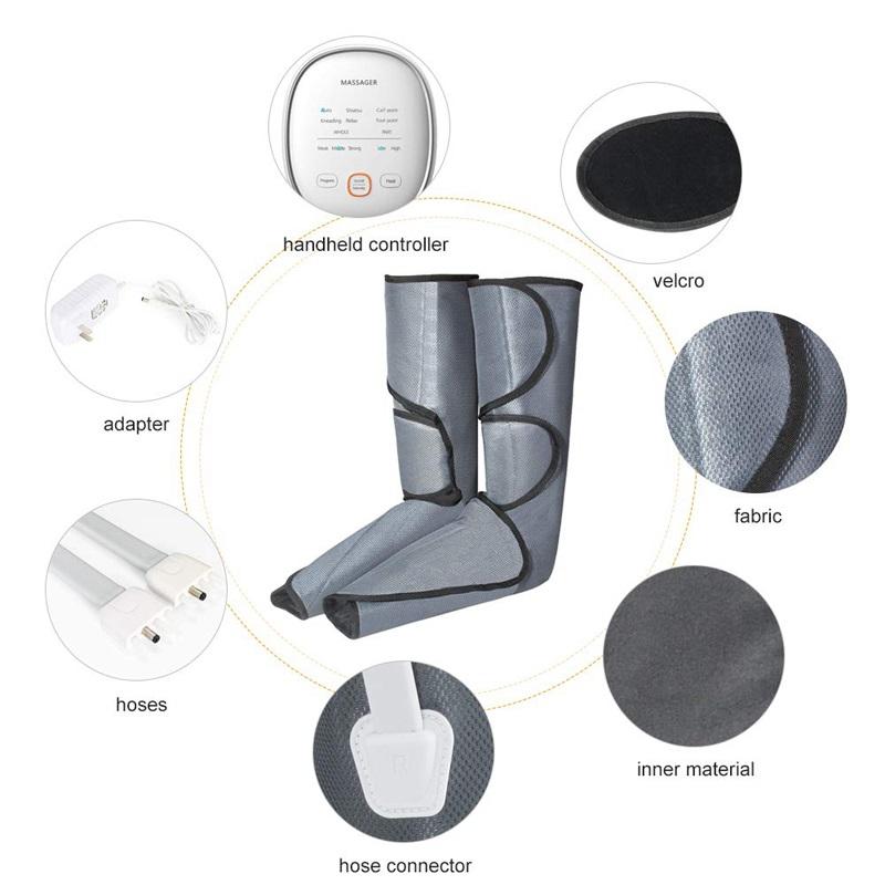 Professional Foot & Leg Massager, 360 Air Pressure Therapy for Circulation & Relaxation, Muscle Relaxation & Lymphatic Drainage