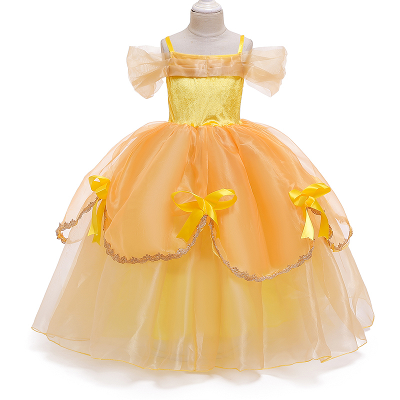 Girl's Dresses Cosplay Princess Costume For Girls Kids Halloween Carnival Party Fancy Dress Up Children Clothes Christmas Disguise 220905