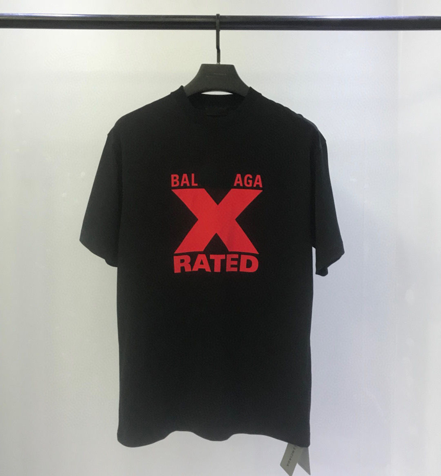 2022 Designer T Shirt Balanciagas X Letter Printed Brand Men Women Tshirts Front Letters Woman T Shirt Size 4xl Casual Large Half Sleeve T-shirt Black, No sale
2022 Designer T Shirt Balanciagas X Letter Printed Brand Men Women Tshirts Front Letters Woman T Shirt Size 4xl Casual Large Half Sleeve T-shirt Black, No sale