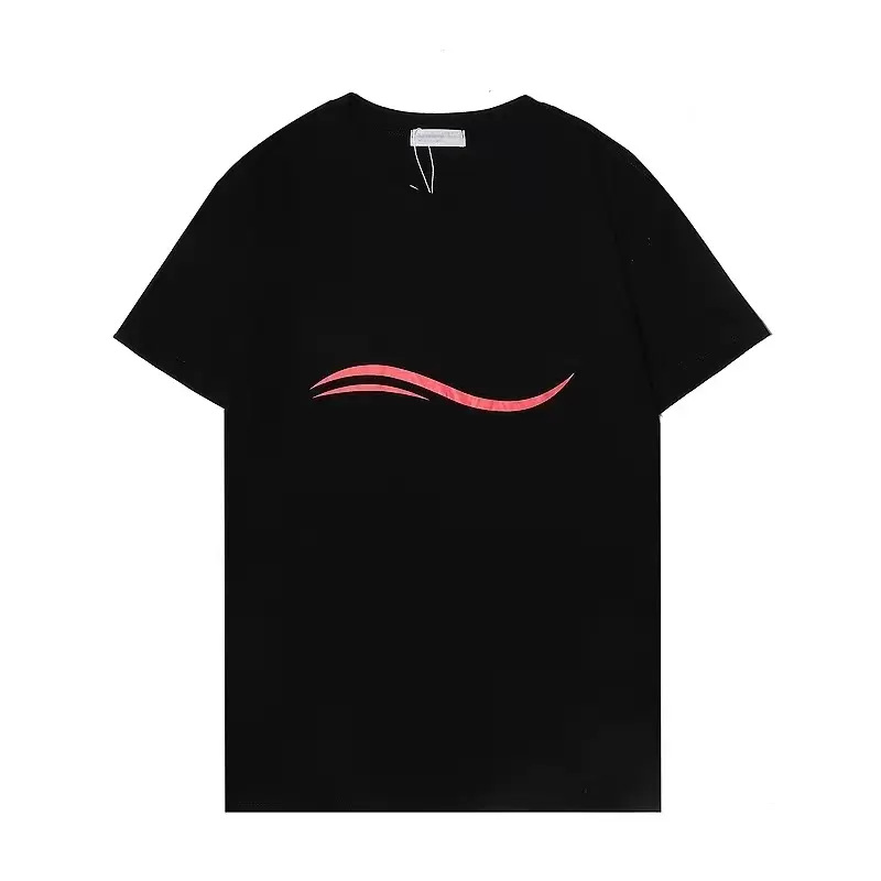 Mens Designer T shirt Waves Design Tee Shirts Men Women Lovers T-shirts Fashion Senior 100% Cotton High Streetwear Summer Short Sleeve Tees Tshirts S-2XL