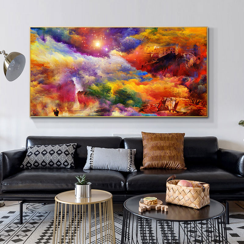 Canvas Painting Abstract And Colorful Sky Mountain Scandinavia Posters and Prints Cuadros Wall Art Pictures For Living Room
Canvas Painting Abstract And Colorful Sky Mountain Scandinavia Posters and Prints Cuadros Wall Art Pictures For Living Room