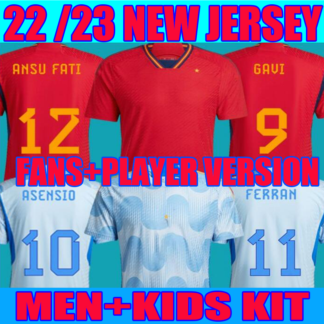 S-4XL 22 23 Spain soccer jersey Camiseta Espana MORATA RODRIGO TORRES PEDRI world Cup RAMOS THIAGO INIESTA ALBA 2022 2023 home away football shirt men kids kit uniforms, 2022 away
S-4XL 22 23 Spain soccer jersey Camiseta Espana MORATA RODRIGO TORRES PEDRI world Cup RAMOS THIAGO INIESTA ALBA 2022 2023 home away football shirt men kids kit uniforms, 2022 away