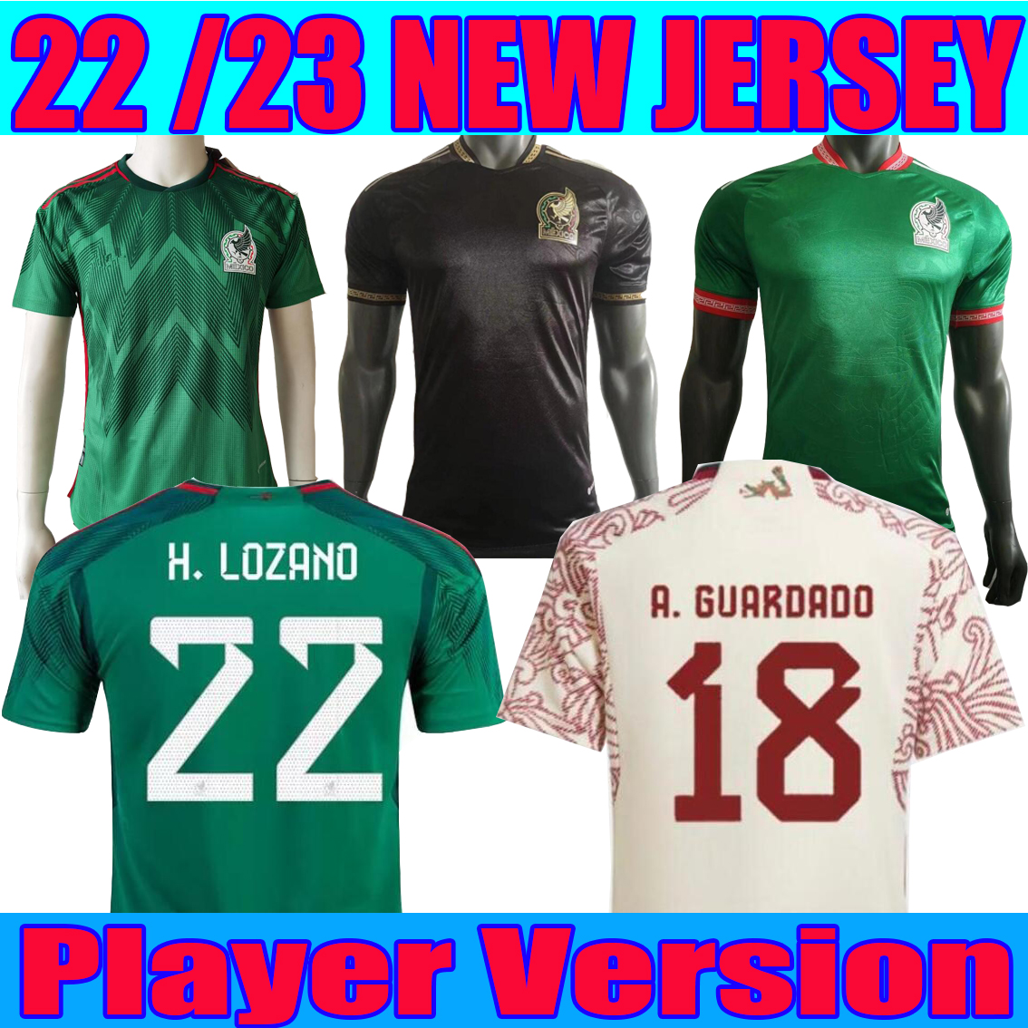 2022 2023 Player version Mexico soccer jerseys special edition CONCACAF Gold Cup Camisetas 22 23 CHICHARITO LOZANO DOS SANTOS GUARDADO football shirt men Kids kit, 2022 player 
2022 2023 Player version Mexico soccer jerseys special edition CONCACAF Gold Cup Camisetas 22 23 CHICHARITO LOZANO DOS SANTOS GUARDADO football shirt men Kids kit, 2022 player