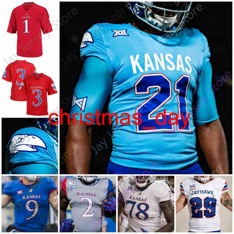 Men's T Shirts Kansas Jayhawks Football Jersey NCAA College Gale Sayers Velton Gardner Jason Bean Mason Fairchild Trevor Wilsom Kyron Johnson Carter, White i
Men's T Shirts Kansas Jayhawks Football Jersey NCAA College Gale Sayers Velton Gardner Jason Bean Mason Fairchild Trevor Wilsom Kyron Johnson Carter, White i