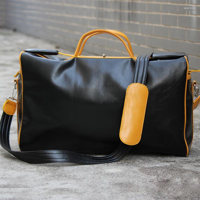 Duffel Bags 2022 Fashion Men's Travel Brand Luggage Waterproof Out Door Suitcase Large Capacity Solid Color Men Duffle, Black small
Duffel Bags 2022 Fashion Men's Travel Brand Luggage Waterproof Out Door Suitcase Large Capacity Solid Color Men Duffle, Black small