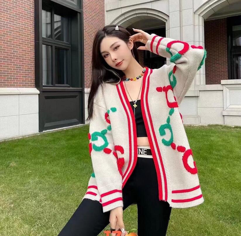 Women's Knitted Sweater Luxury GGity Diamond Pattern Single-breasted Buttons Loose Casual Knit Cardigan Sweater, 01
Women's Knitted Sweater Luxury GGity Diamond Pattern Single-breasted Buttons Loose Casual Knit Cardigan Sweater, 01