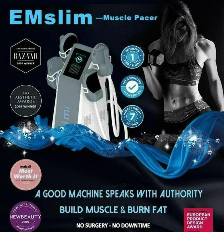 Salon use EMslim Nova RF HI-EMT slimming muscle building machine shaping EMS electromagnetic Muscle Stimulation fat burning hienmt