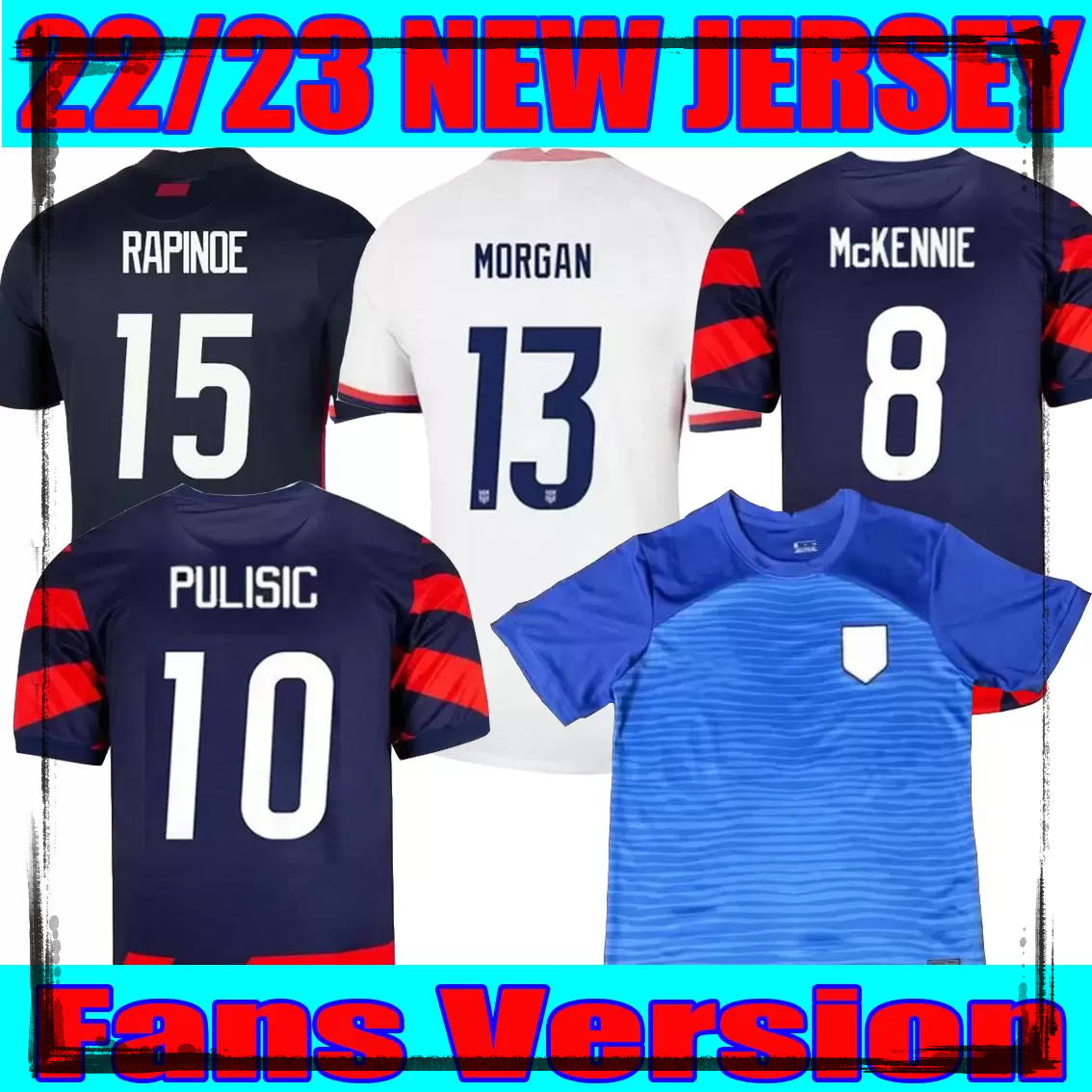 National Team US Soccer Jersey American 10 PULISIC 2 YEDLIN 8 AARONSON 5 ROBINSON 17 LLETGET 14 PEPI 22 TURNER 19 SARGENT Football Shirt Navy Red White Men Kids Women, 2022 adult away2
National Team US Soccer Jersey American 10 PULISIC 2 YEDLIN 8 AARONSON 5 ROBINSON 17 LLETGET 14 PEPI 22 TURNER 19 SARGENT Football Shirt Navy Red White Men Kids Women, 2022 adult away2
