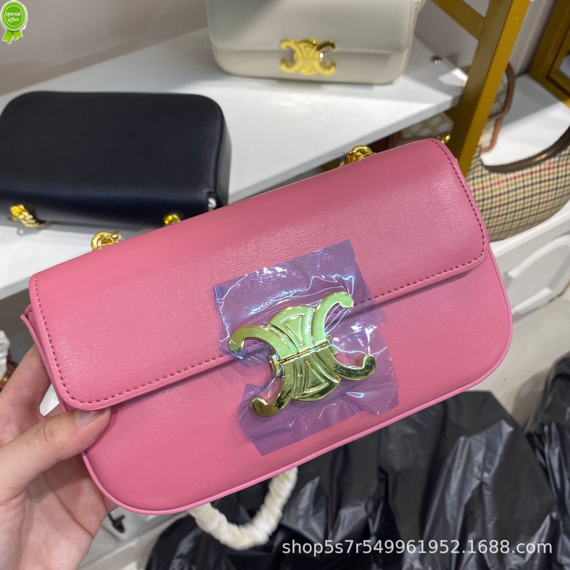 Designer Clutch Bag Evening Clutches Luxury Handbags Arc De Staff Armpit Women's Thick Chain High Quality Shoulder High-end, Black
Designer Clutch Bag Evening Clutches Luxury Handbags Arc De Staff Armpit Women's Thick Chain High Quality Shoulder High-end, Black