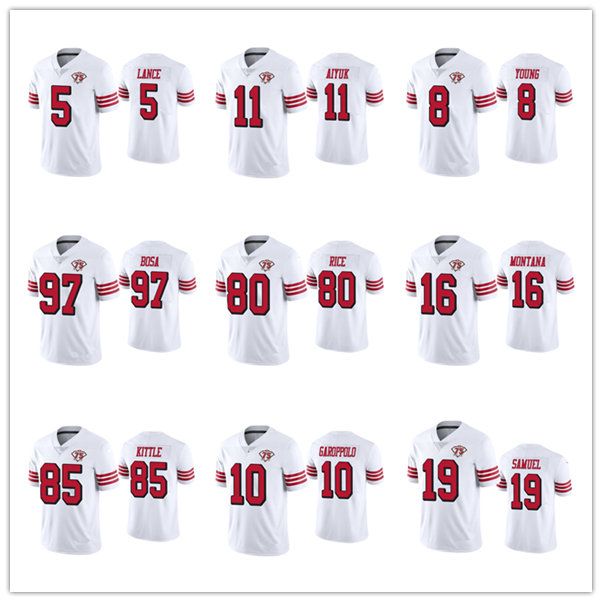 Jersey San Francisco''49ers''MEN Women George Kittle Steve Young Jerry Rice Trey Lance Jimmy Garoppolo Deebo Samuel 75th Anniversary Nick Bosa''nfl
Jersey San Francisco''49ers''MEN Women George Kittle Steve Young Jerry Rice Trey Lance Jimmy Garoppolo Deebo Samuel 75th Anniversary Nick Bosa''nfl