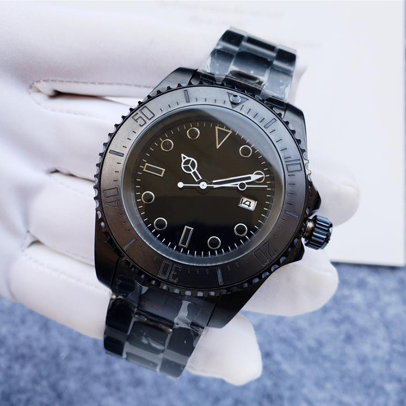 New top designer automatic mechanical watch men's big magnifying glass U1 43mm stainless steel sapphire watch waterproof luminous deenu1