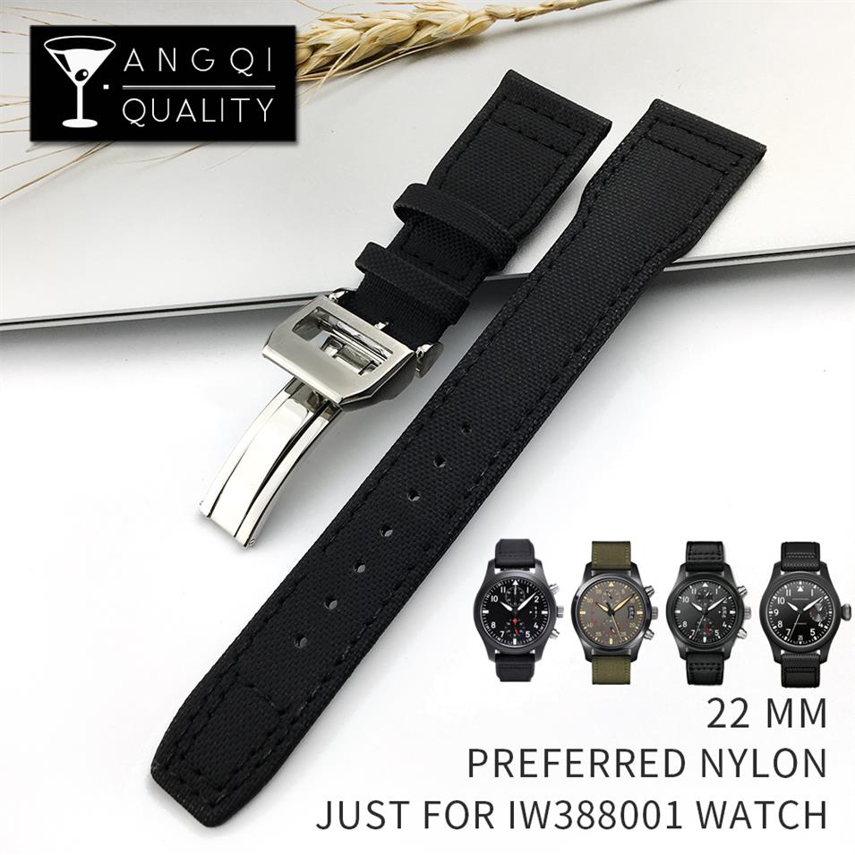 20mm 21mm 22mm Green Black Nylon Watch Strap Watchband Belt With Butterfly Buckle Replacement Wristband For IWC Portuguese with To286J
20mm 21mm 22mm Green Black Nylon Watch Strap Watchband Belt With Butterfly Buckle Replacement Wristband For IWC Portuguese with To286J