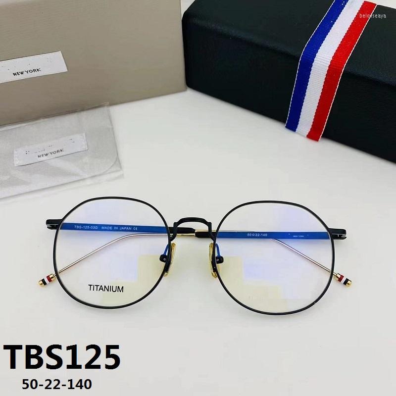 Sunglasses Frames Thom Brand Retro Round Glasses Frame Men Titanium Eyeglasses TBS125 Women Optical Myopia Eyewear Spectacles With Original
Sunglasses Frames Thom Brand Retro Round Glasses Frame Men Titanium Eyeglasses TBS125 Women Optical Myopia Eyewear Spectacles With Original