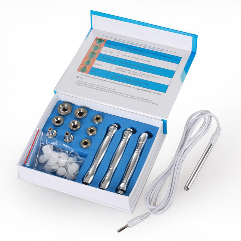 5-in-1 Diamond Microdermabrasion Machine for Face & Neck, Deep Cleansing & Exfoliation, Skin Tightening, Wrinkle Reduction, Home & Spa Use