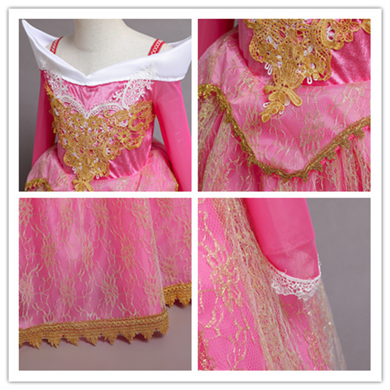 Girl's Dresses Children Carnival Costumes for 4 6 8 10 Years Girls Princess Disguise Girl Princess Dress Up Party Dress Kid Halloween Dress 22090