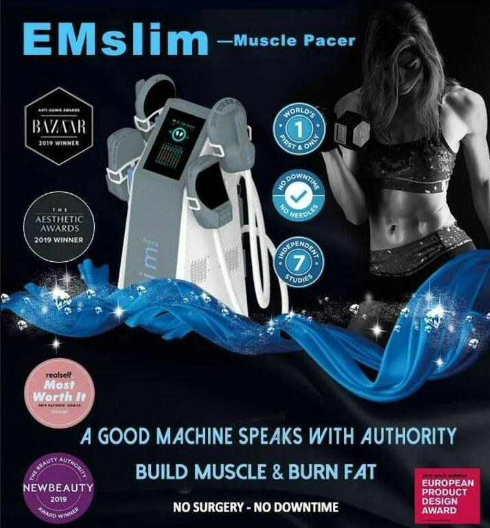 Direct effect Emslim neo fat burn body shape building slimming machine HI-EMT Professional Stimulator Muscle sculpting With RF Weight Loss beauty salo