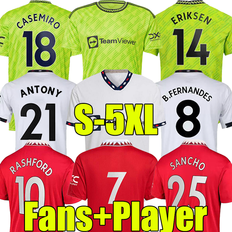 5XL 22/23 MANS UTDS soccer jersey SANCHO ANTONY ERIKSEN B.FERNANDES RASHFORD football shirt 2022 2023 CASEMIRO Elanga VARANE MAGUIRE MARTINEZ fans Player men kids kit, 22-23 third
5XL 22/23 MANS UTDS soccer jersey SANCHO ANTONY ERIKSEN B.FERNANDES RASHFORD football shirt 2022 2023 CASEMIRO Elanga VARANE MAGUIRE MARTINEZ fans Player men kids kit, 22-23 third