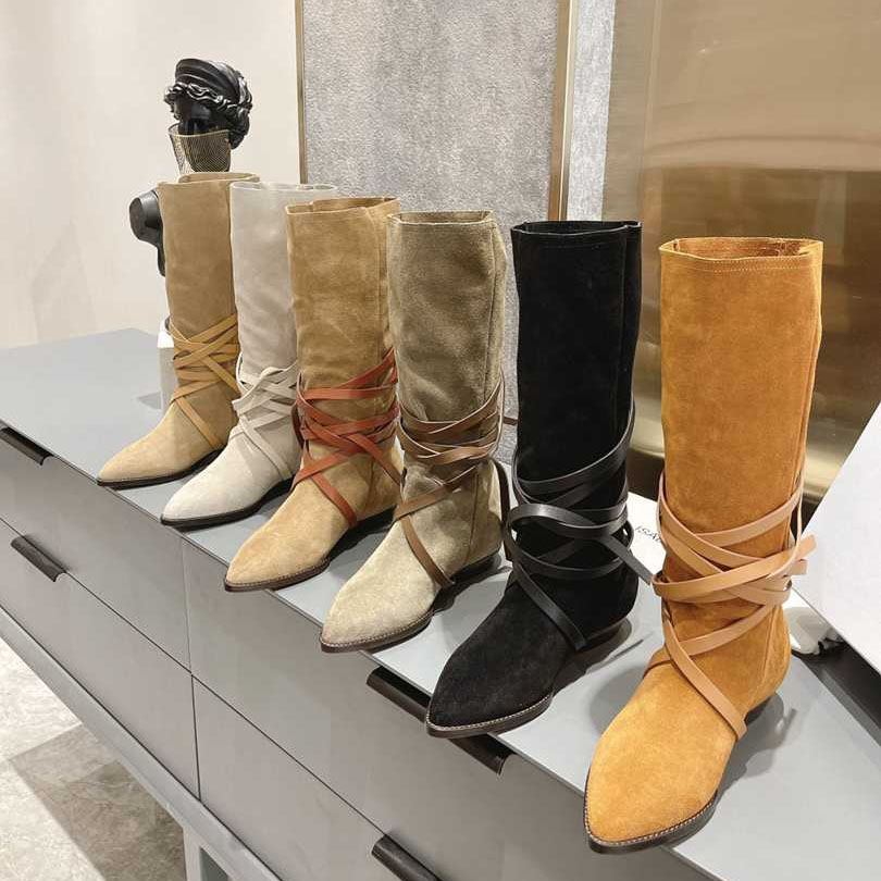Designer Knee Boots Autumn Women'S Shoes Mid Boots Tape Winding Special Winter Design Three Color Shoes Fashion Boots Size 35-40, Hz green
Designer Knee Boots Autumn Women'S Shoes Mid Boots Tape Winding Special Winter Design Three Color Shoes Fashion Boots Size 35-40, Hz green