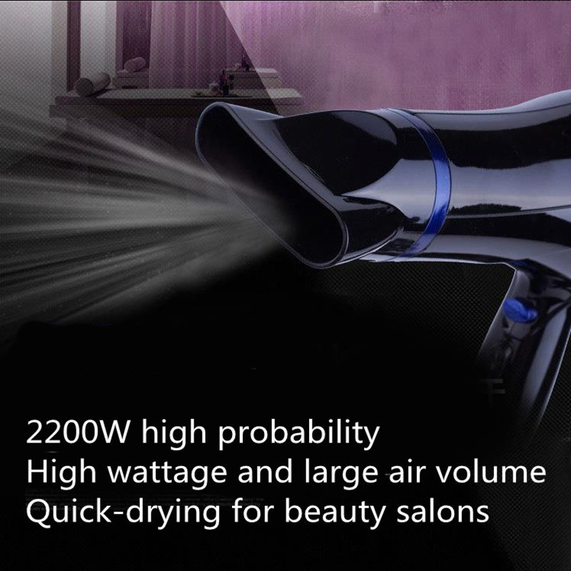 Hair Dryers Secador de pelo SN 6605 alta potencia para el hogar secador infrarrojo fro y caliente dormitorio gran oferta 220905