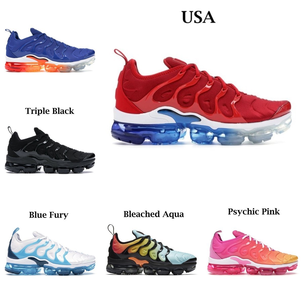 Casual Shoes Men Women Tn Plus Running Shoes Triple Black White Psychic Coquettish Fireberry Lemon Lime Purple Pink Pur Designer Trainer M01, Shua
Casual Shoes Men Women Tn Plus Running Shoes Triple Black White Psychic Coquettish Fireberry Lemon Lime Purple Pink Pur Designer Trainer M01, Shua