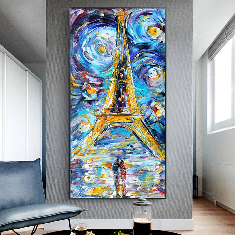 Canvas Painting Tower Of Paris Van Gogh Starry Night Oil on Art Cuadro Posters Nordic Wall Picture for Living Room
Canvas Painting Tower Of Paris Van Gogh Starry Night Oil on Art Cuadro Posters Nordic Wall Picture for Living Room