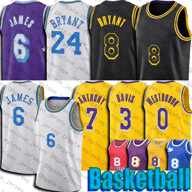 Lebron 6 James Black Mamba Basketball Jersey Carmelo 7 Anthony 3 Davis Russell 0 Westbrook Jerseys 75th Anniversary City Uniform, Choose green number
Lebron 6 James Black Mamba Basketball Jersey Carmelo 7 Anthony 3 Davis Russell 0 Westbrook Jerseys 75th Anniversary City Uniform, Choose green number