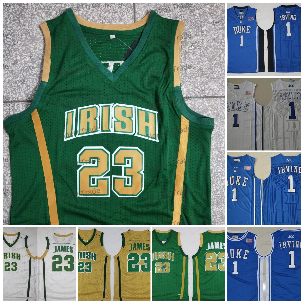 NCAA Basketball Jersey St Vincent Mary High School Irish 23 Duke Blue Devils 1 Irving White Green Stitched University Men College Jerseys Uniforms, Men jersey
NCAA Basketball Jersey St Vincent Mary High School Irish 23 Duke Blue Devils 1 Irving White Green Stitched University Men College Jerseys Uniforms, Men jersey