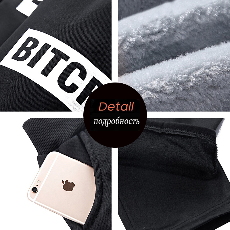 Men's Tracksuits Fleece Men Winter Set Fashion Casual Tracksuit Thick SweatshirtPants Sportswear Suit Men Winter Warm Hooded Outerwear Suit 22090