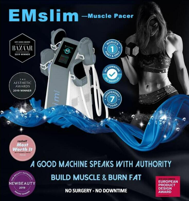 Professional Hiemt emslim Muscle Building slimmingBody Contouring Shaping Machine 12 Teslas HIEMS RF stimulate muscle salon equipment