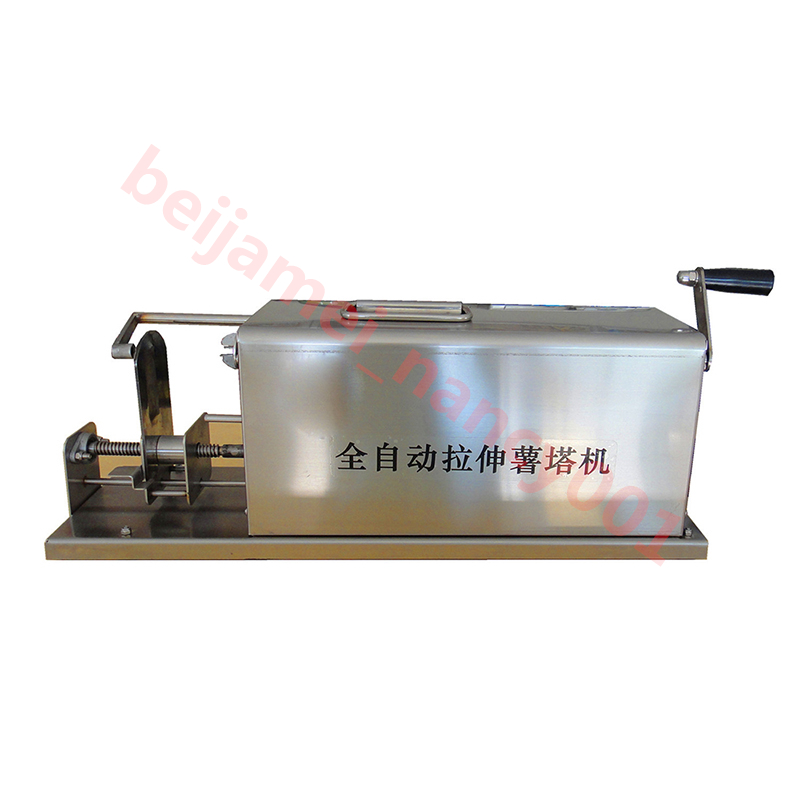 220V Automatic Stretch Stainless Steel Tornado Potato Machine Potato Slicer Chips Cutter Potato Spiral Cutting Machine