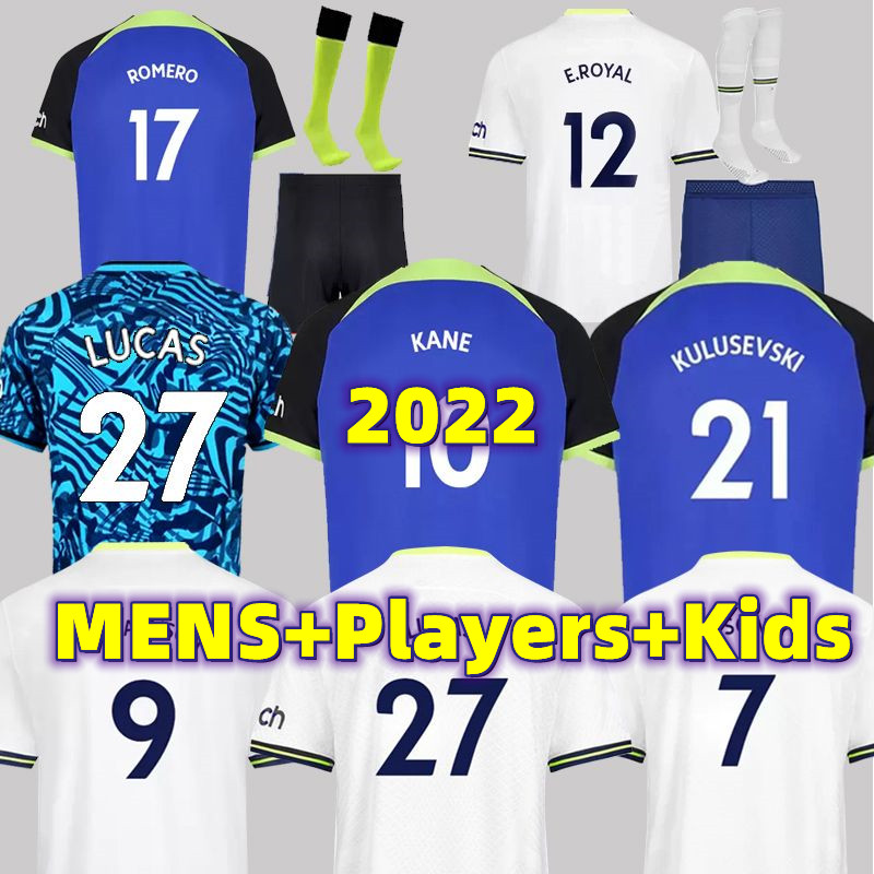 22 23 Fans Soccer Jerseys KANE Tees HOJBJERG SON KULUSEVSKI PERISIC Football shirt 2022 2023 RICHARLISON LUCAS DELE ROMERO BRYAN SPENCE DIER SPURS Men kids sets, Postage
22 23 Fans Soccer Jerseys KANE Tees HOJBJERG SON KULUSEVSKI PERISIC Football shirt 2022 2023 RICHARLISON LUCAS DELE ROMERO BRYAN SPENCE DIER SPURS Men kids sets, Postage