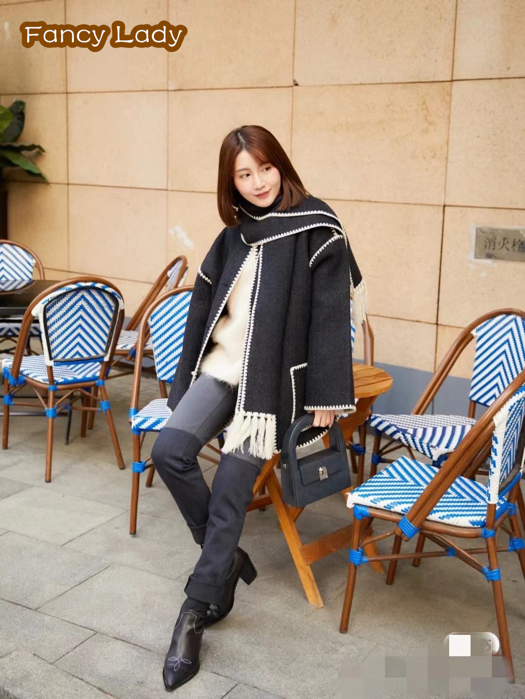 Have Label Women Jacket Coat Toteme Brand Wool Full Sleeve Gray Scarf Collar Single Breasted Casual
Have Label Women Jacket Coat Toteme Brand Wool Full Sleeve Gray Scarf Collar Single Breasted Casual