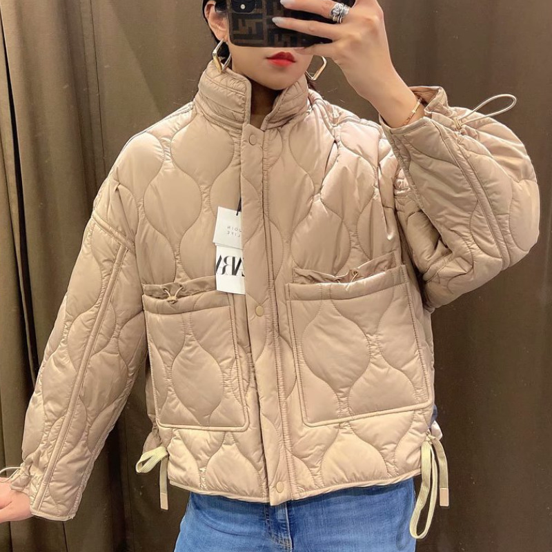 Womens Down Parkas Winter Coat Short Down Jacket Women Parkas Loose Solid Coat Light Slim Streetwear Jacket Female Chic Outerwear 220902