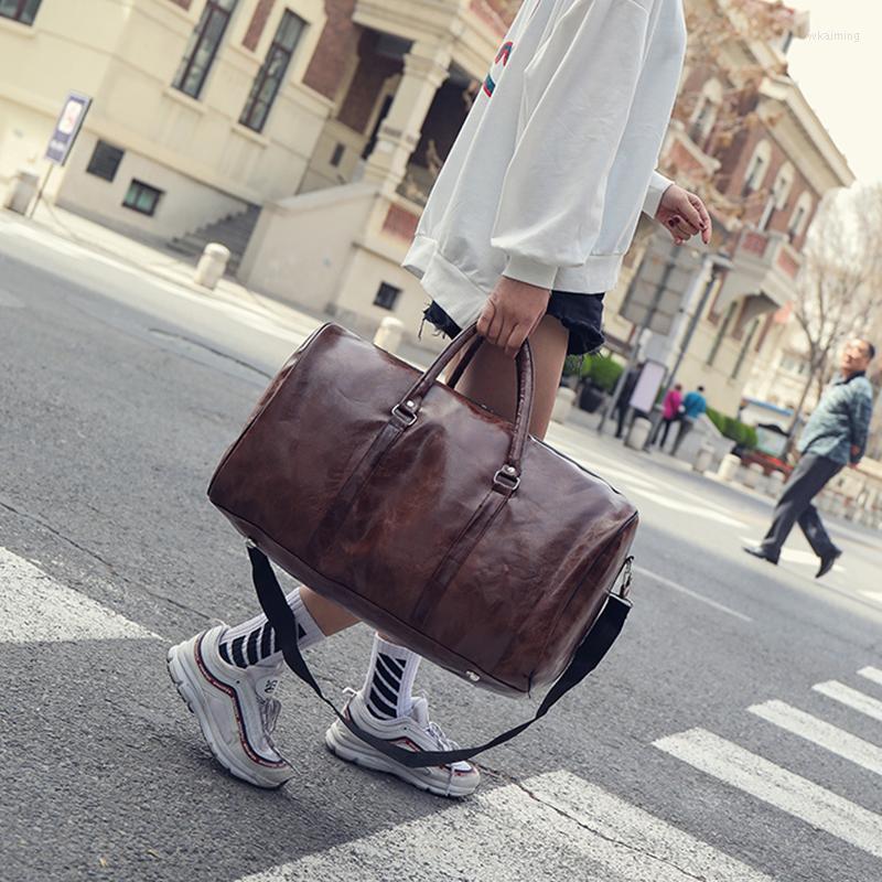 Duffel Bags 2022 Outdoor Large Capacity Short Distance Travel Bag Pu Leather Waterproof Ladies Handbag Couple Fitness, Black
Duffel Bags 2022 Outdoor Large Capacity Short Distance Travel Bag Pu Leather Waterproof Ladies Handbag Couple Fitness, Black