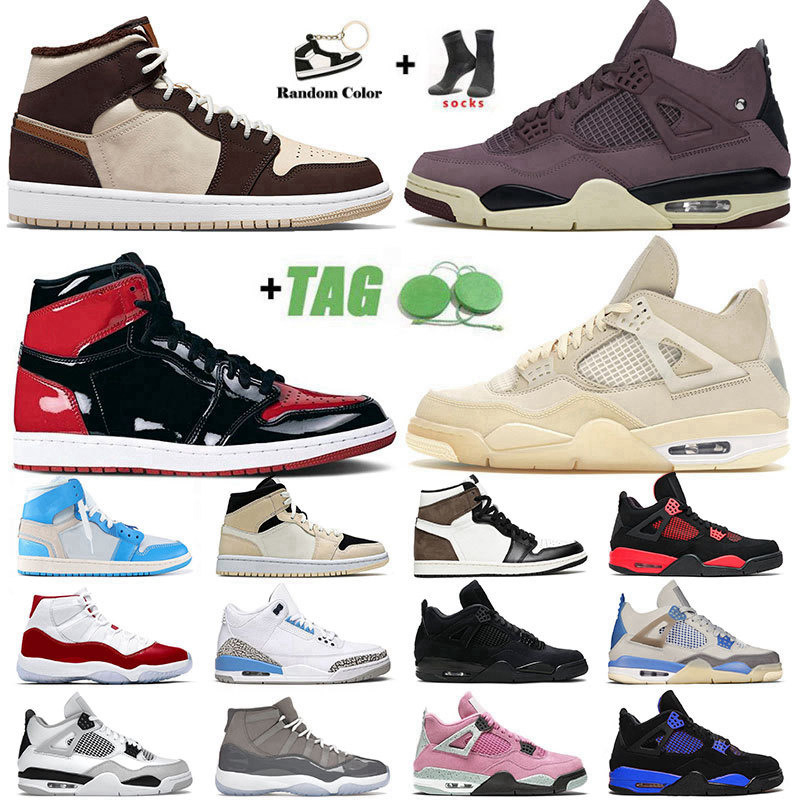 Top Quyality Jumpman 1 4 Basketball Shoes Men Womens Cherry Black Cat Nik High Violet Ore Retro Cool Grey 11 UNC 3 3s Mid Dutch Green jordas, # 36-46 cream dark chocolate
Top Quyality Jumpman 1 4 Basketball Shoes Men Womens Cherry Black Cat Nik High Violet Ore Retro Cool Grey 11 UNC 3 3s Mid Dutch Green jordas, # 36-46 cream dark chocolate