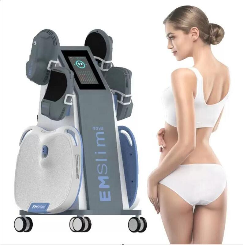 Direct result Slimming Fat loss HIEMT EMslim Electromagnetic Muscle Building EMS Body Machine buttock lift 5 handles with RF FDA Approval 2 years Warr