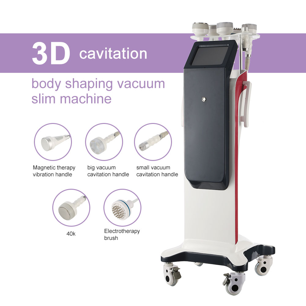 6 in 1 80K Cavitation 5D Slimming Machine 40K 25K Lipo Ultrasonic liposuction Vacuum Pressotherapy RF Massage Weight Loss Beauty Equipment Full Body S