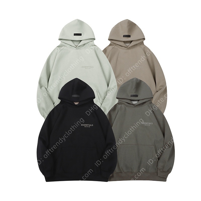 Hoodies Autumn and Winter Fog Essentials Chest Letters Simple Print Plush Hoodie, Black
Hoodies Autumn and Winter Fog Essentials Chest Letters Simple Print Plush Hoodie, Black