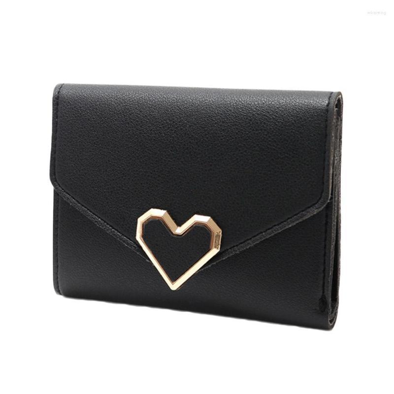 Wallets Women's Cute PU Leather Heart Shaped Decoration Short Multi Card Purse Buckle Clutch Mobile Student Wallet
Wallets Women's Cute PU Leather Heart Shaped Decoration Short Multi Card Purse Buckle Clutch Mobile Student Wallet